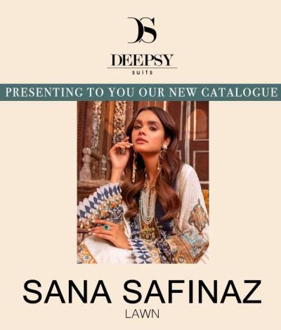 Sana Safinaz Lawn Vol 22 By Deepsy Suit Cotton Summer Wear Salwar Kameez Collection